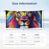 Banksy Rainbow Lion Graffiti Pop Art Painting Beach Towel Soft Microfiber Quick Dry Absorbent Quick Towels For Bath