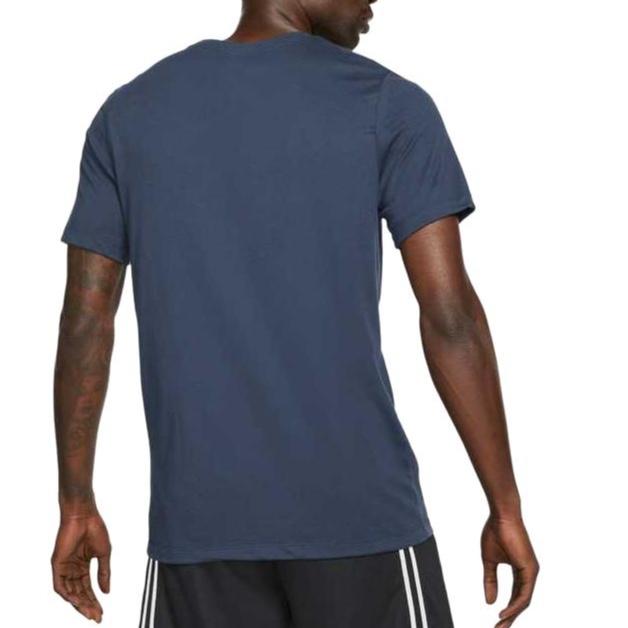 Nike Dri-fit Fran Swoosh Basket T-shirt 'Navy' Men's DD9344-451