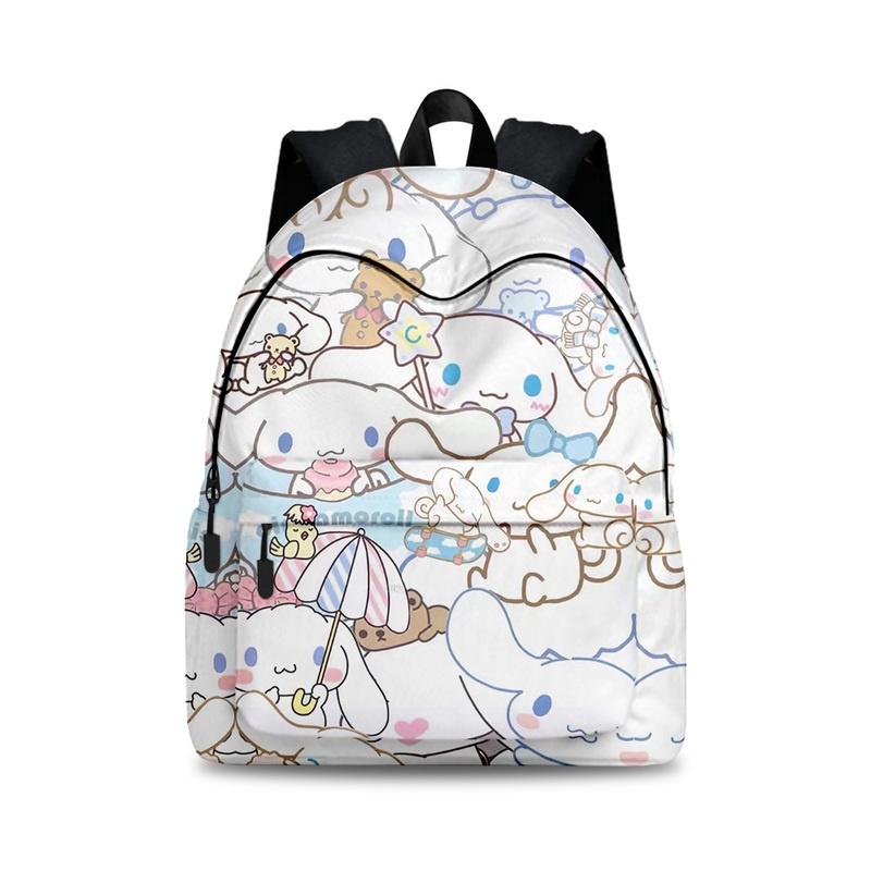 Stylish Cinnamoroll Backpack Set For Business Travel Breathable, Durable Polyester Material