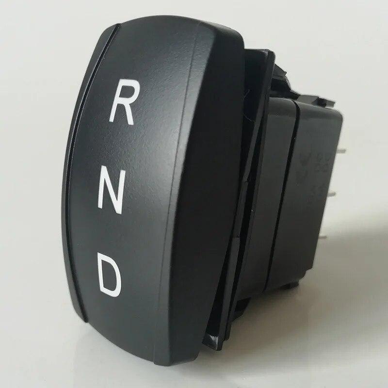 1 шт. 24 В автомобильный переключатель типа лодки, модификация со стрелками вверх и вниз, яхтенный трехскоростной самоблокирующийся RND белый свет вперед