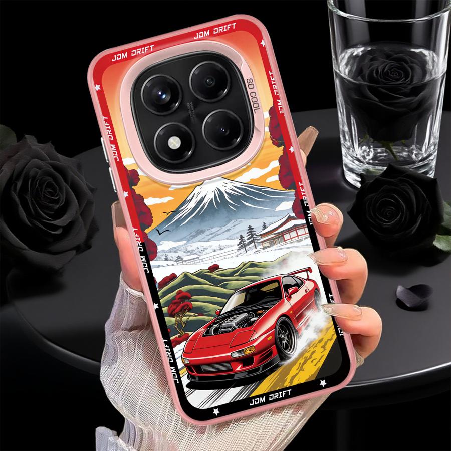 Case for Xiaomi Redmi Note 14 A2 13C A1 10 Note 13 12 Pro Plus 11 Pro 12C 14C 12 Phone Cover JDM Sport Car