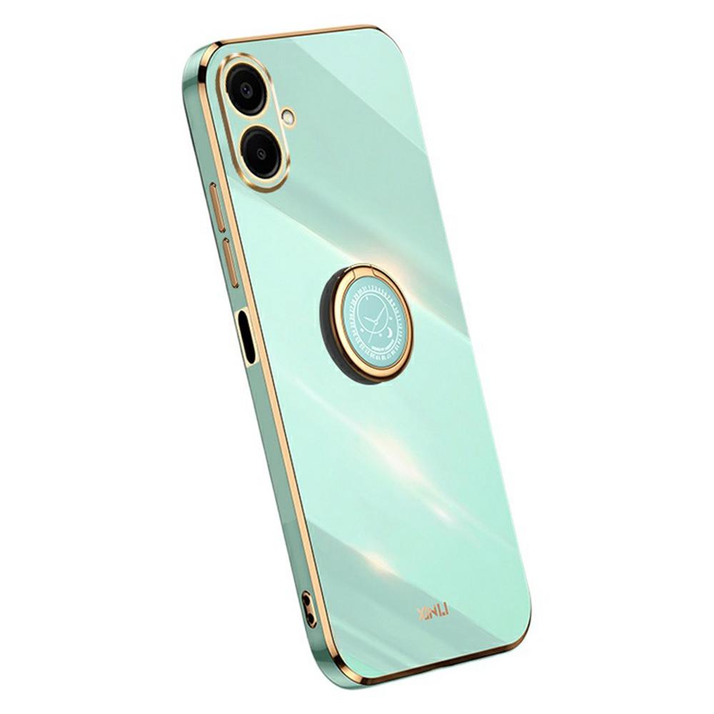 XINLI Для Samsung Galaxy A07 5G/A07 4G Чехол Кольцо Подставка Электроокрашенная ТПУ Крышка Телефона