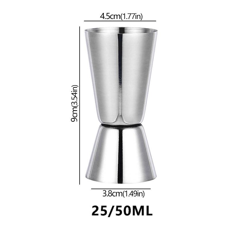Мерный стакан из нержавеющей стали для коктейлей, двойной шейкер, мерный стаканчик для шотов, мерный стаканчик для спиртных напитков, кухонные гаджеты, барные аксессуары