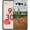 Клод Моне Художник-импрессионизм для Google Pixel 8 7 6 Pro 6A 5G Черный чехол для телефона Мягкая противоударная задняя крышка ТПУ Shell Coque