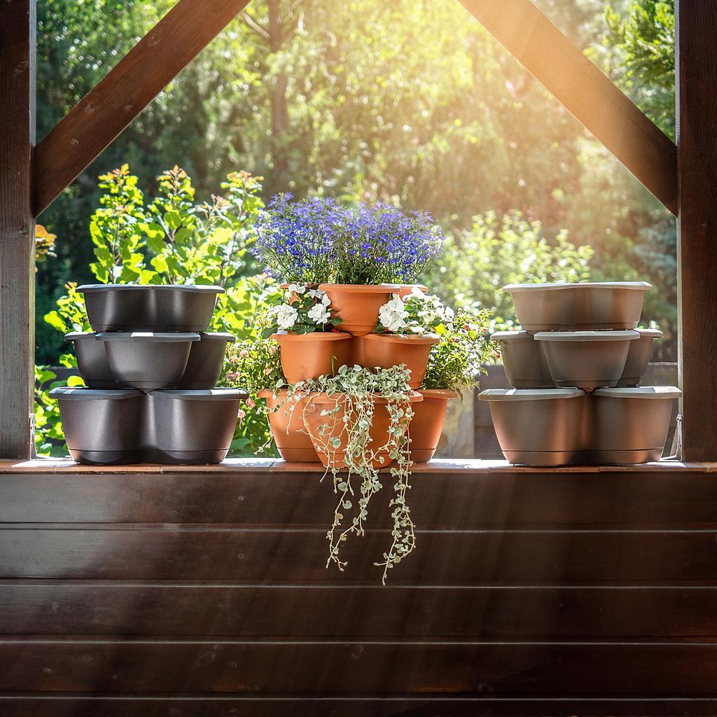 KADAX Горшок Кашпо Вертикальный Сад Каскадный Для Трав