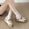 Yellow Retro Versatile Flat Bottom Inner Height-increasing Moral Training Shoes Women's 2025 New Summer Skirt Shallow Mouth Mary Jane Shoes