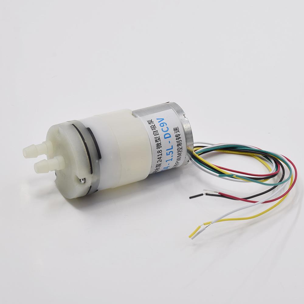 Mini 310 Brushless 6V-12V Water Pump, Self-Priming Diaphragm Pump with PWM Speed Control