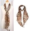 Animal Print Scarf Fashion Silk Women Neckerchief Everyday Commuters Scarves for Work or Social Gatherings