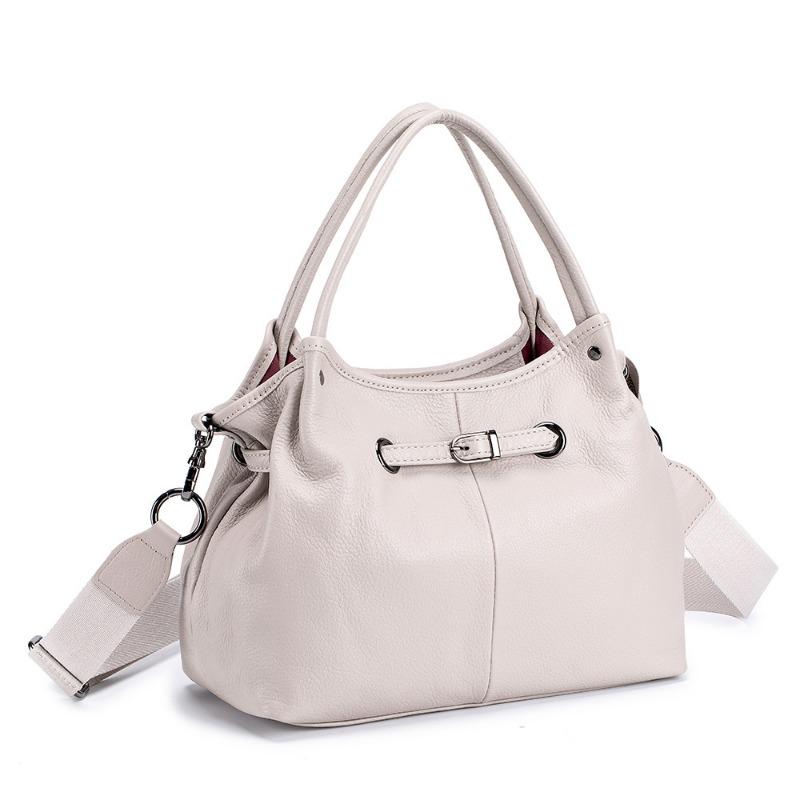 Сумка Niche Soft Leather Handbag Fashion Сумка-тоут через одно плечо подмышкой Универсальная вместительная сумка через плечо