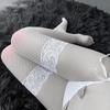 Xianyi Sexy Fishnet Stockings: Ultra-Thin Lace Garter Stockings, Tempting Long Over-Knee Socks