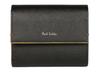 Бумажник Paul Smith с цветным краем Черный [Paul Smith] Женский тройного сложения