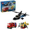 LEGO CITY 60462 Набор «Вертолет, Пожарная машина и Подводная лодка»
