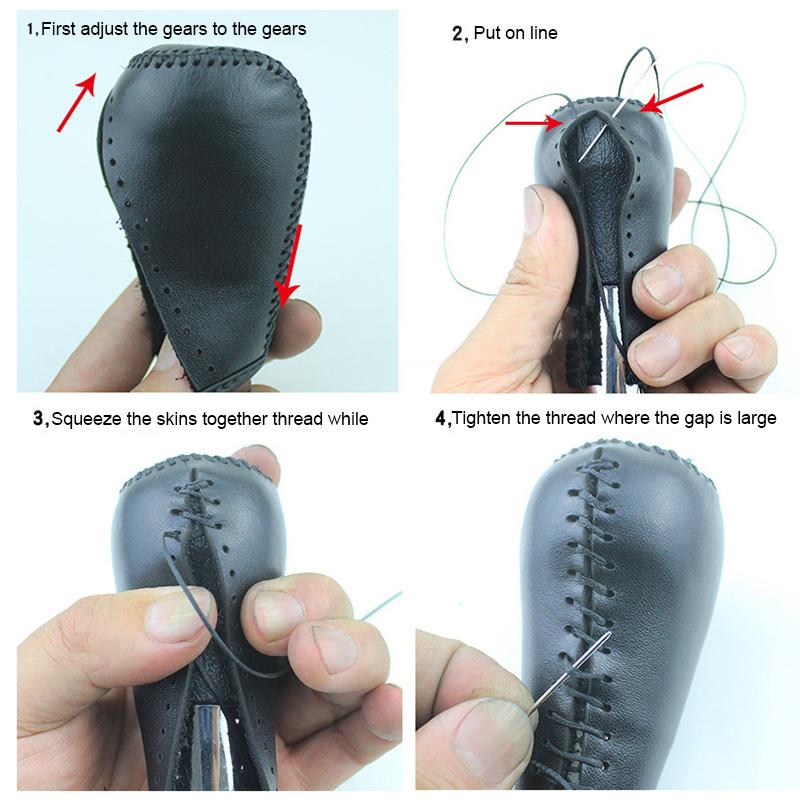 Car Gear Shift Knob Cover For Lexus Rx Nx Rxnx200 Rx300 Retrofit Rx450h Leather Gearbox Handle