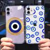 Evil Eye Turkish Lucky Blue Phone Case For Iphone 13 12 11 8 7 Plus Mini X Xs Xr Pro Max Transparent Soft