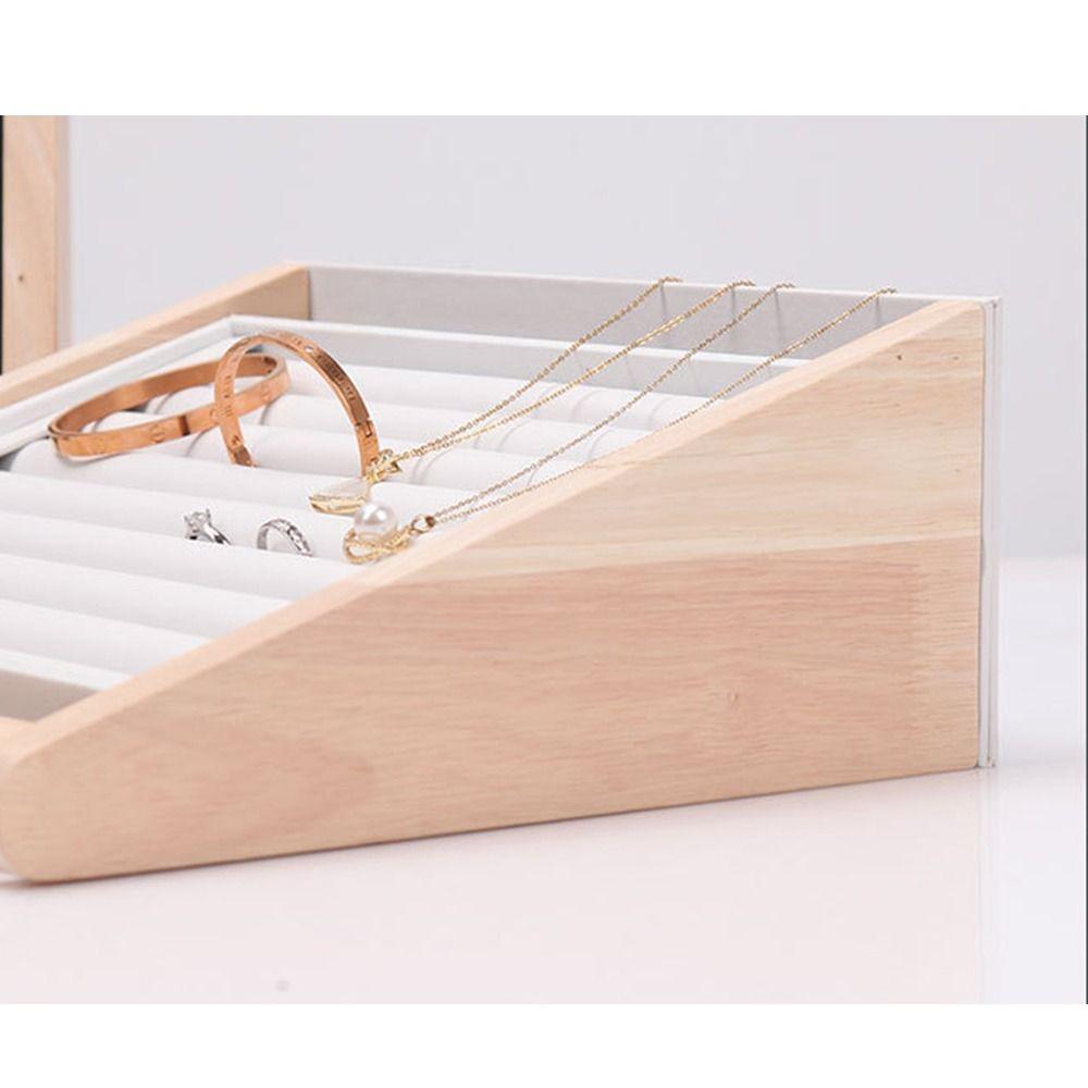 Durable Ring Display Stand Multi-layers Bracelet Storage Rack Rustic Necklace Shelf Home