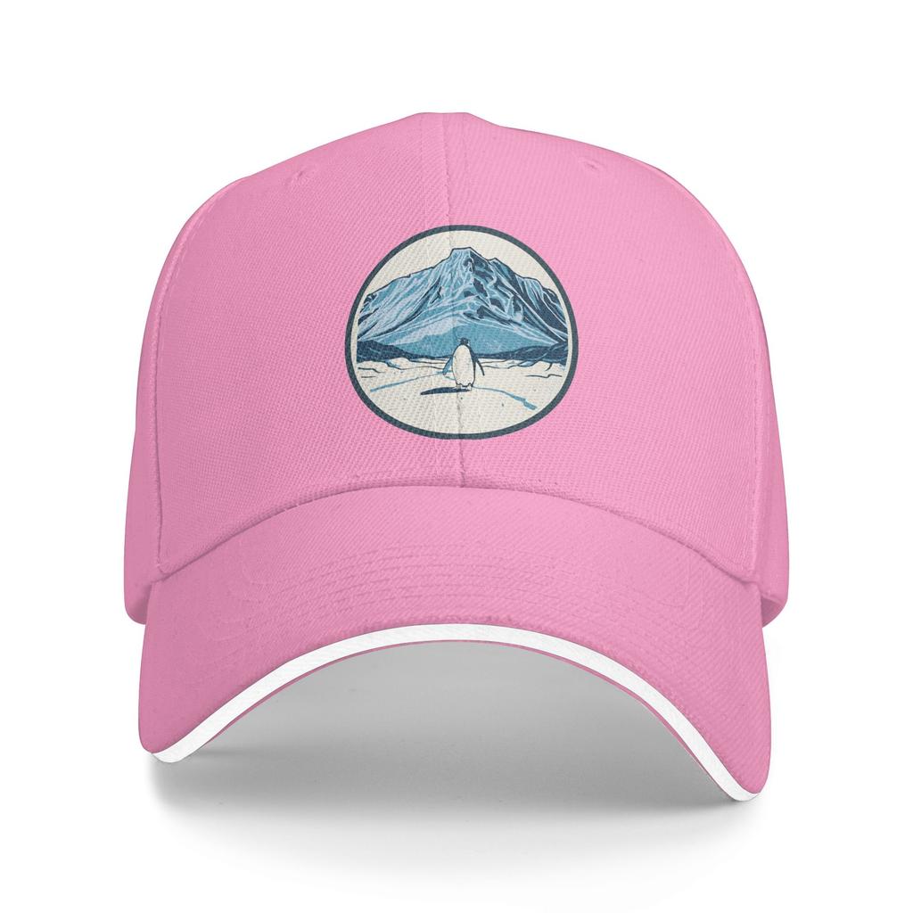 Nihilist Penguin Waiting for Meaning Casual Baseball Cap Hiking Fishing Trucker Hat Summer Sun Couple Unisex Fashion Baseball Caps