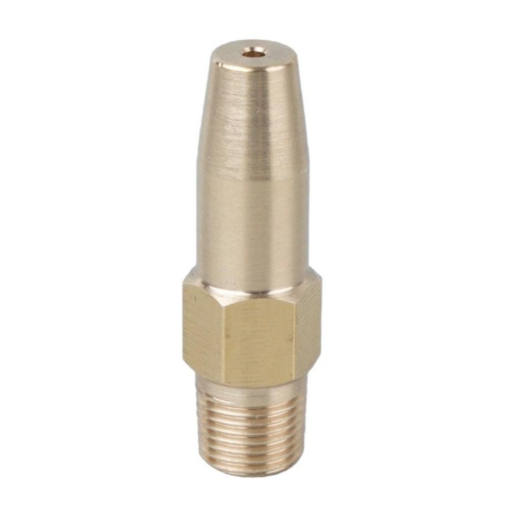 Solid Stream Water Jet Cutting Nozzle Brass Material Ruby Liquid Jet Nozzle Edge Cutting