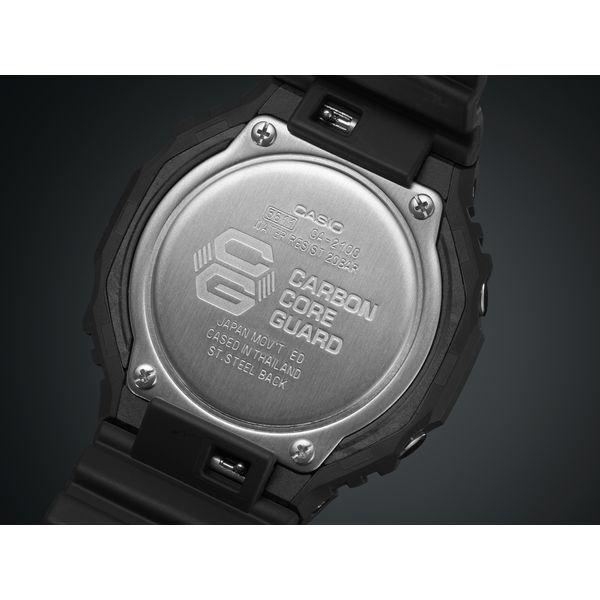 Casio Core Guard Shipping, G-SHOCK GA-2100-1A1JF Углеродная структура Тонкий дизайн С бирками Низкая стоимость Восьмиугольник