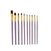 Набор художественных кистей 10X Алюминиевый Тонкая работа Тренировка Практичный Акварельная Художник Кисть