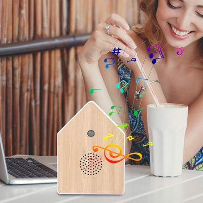 Прибор для воспроизведения голосов природы Звуки птиц Коробка со звуками птиц Мини-коробка с поющими птицами с активацией движением Датчик движения для спальни для помощи при засыпании