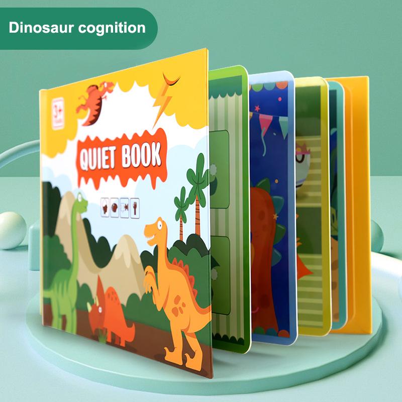 Монтессори Детская занятая книга Моя первая тихая книжка-паста Развивающая игрушка для раннего обучения Детские одинаковые игровые игрушки для детей 1, 2, 3 года