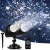 Christmas Snowflake Projector Lights, Led Snowfall Show Landscape, Decorative Lighting Projection Lamp For Xmas Holiday Wedding Indoor Patio Party