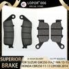 Тормозные колодки LOPOR для мотоциклов передние и;Задняя часть для HONDA CBR250 RB/RC CBR300 RAE SUZUKI GW 250 L3/ZL5
