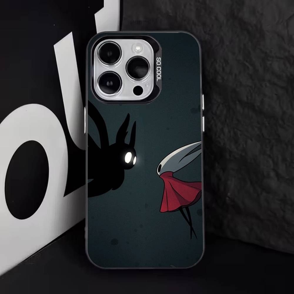 Cool H-Hollow Knight new Phone Case For iPhone 17,16,15,14,13,12,11,Pro,XS,Max,Plus,Mini,SE4,E Black Matte Shockproof Cover