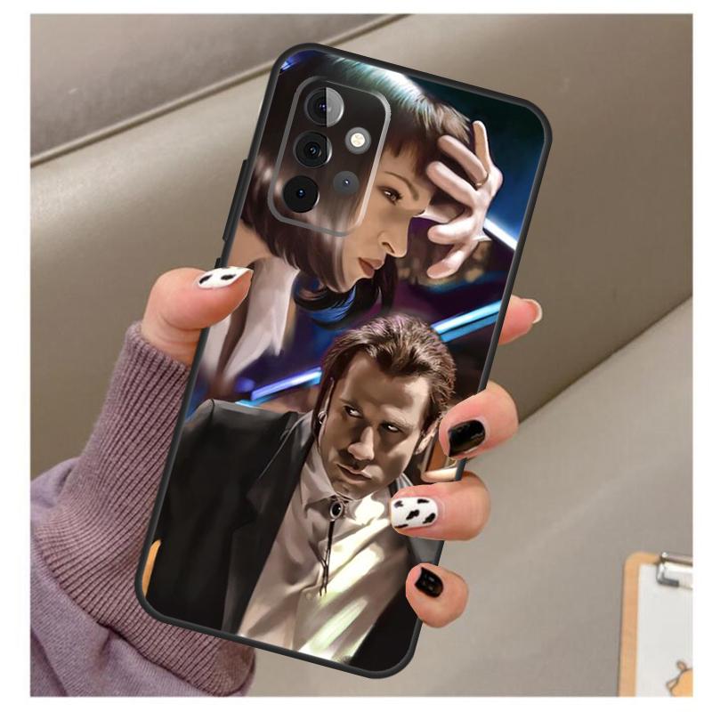 Чехол для телефона Samsung Galaxy A34 A54 A14 A06 A16 A26 A36 A56 A12 A32 A52 A13 A33 A53 A15 A35 A55 с постером к фильму Криминальное чтиво