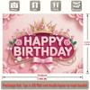 Party Backdrop Crown Flat Roses Events Wedding Coming Ceremony Four Season Event Photo Background Front Door Decor