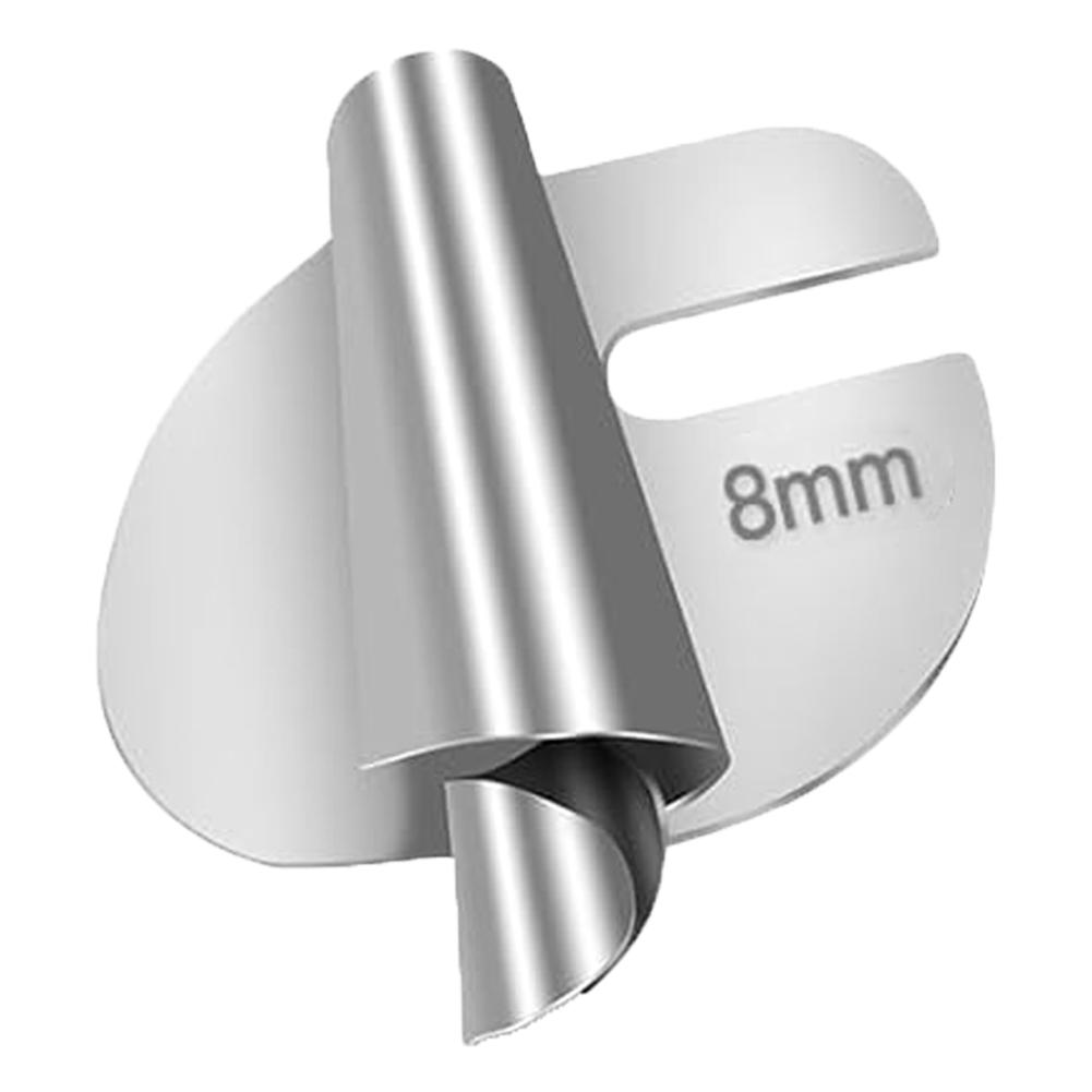 1/8pcs Stainless Steel Sewing Rolled Hemmer Foot 3mm-10mm Universal Sewing Hemming Puller Machine Presser Foot DIY Crafts Tool