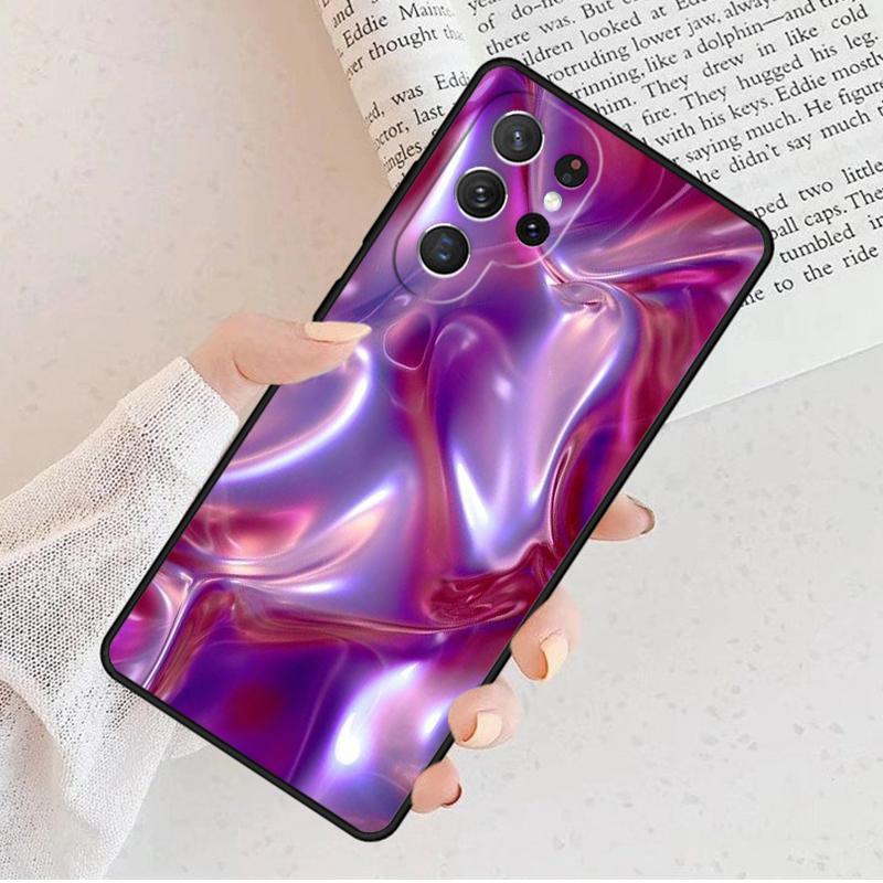 Rainbow Holographic Iridescence Phone Case For Samsung Galaxy S25 S23 S30 S8 S21 S20 FE S24 S22 Note 10 20 Plus lite Ultra