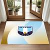 Lazio FC Design Crystal Velvet Rug Soft Decorative Mat for Bedroom Entrance