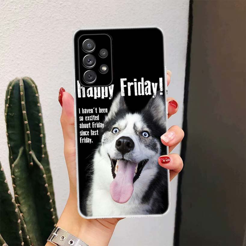 Siberian Husky Dog For Samsung Galaxy A16 A15 A14 A13 A56 A55 A54 A53 Phone Case A36 A35 A34 A33 A26 A25 A24 A23 A05S A04S A03S