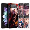 Чехол-обложка для телефона C-Chainsaw Man Power для Samsung Galaxy Z Flip 7 6 5 4 3 5G Flip7 Flip6 Flip5 Flip4 Flip3 Черный Fundas Shell