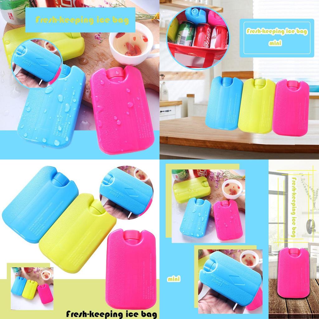 Мини-цветная доска для льда с многоразовым источником льда для сверхдолгого сохранения холода