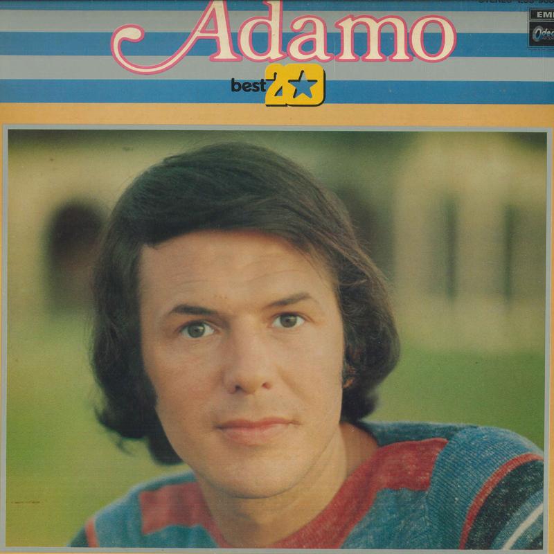 LP Record ADAMO - Best 20 EOS90035PROMO ODEON Japan Pop Used