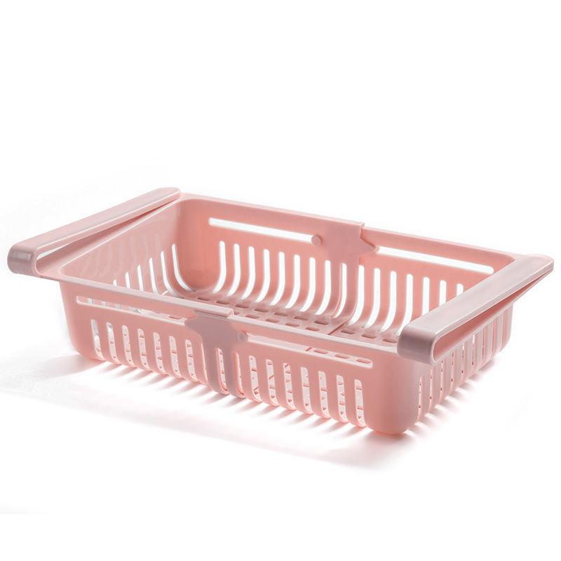 Выдвижные ящики холодильника, стеллаж для хранения свежих разделителей, регулируемый растягивающийся органайзер для холодильника, корзина с ящиком