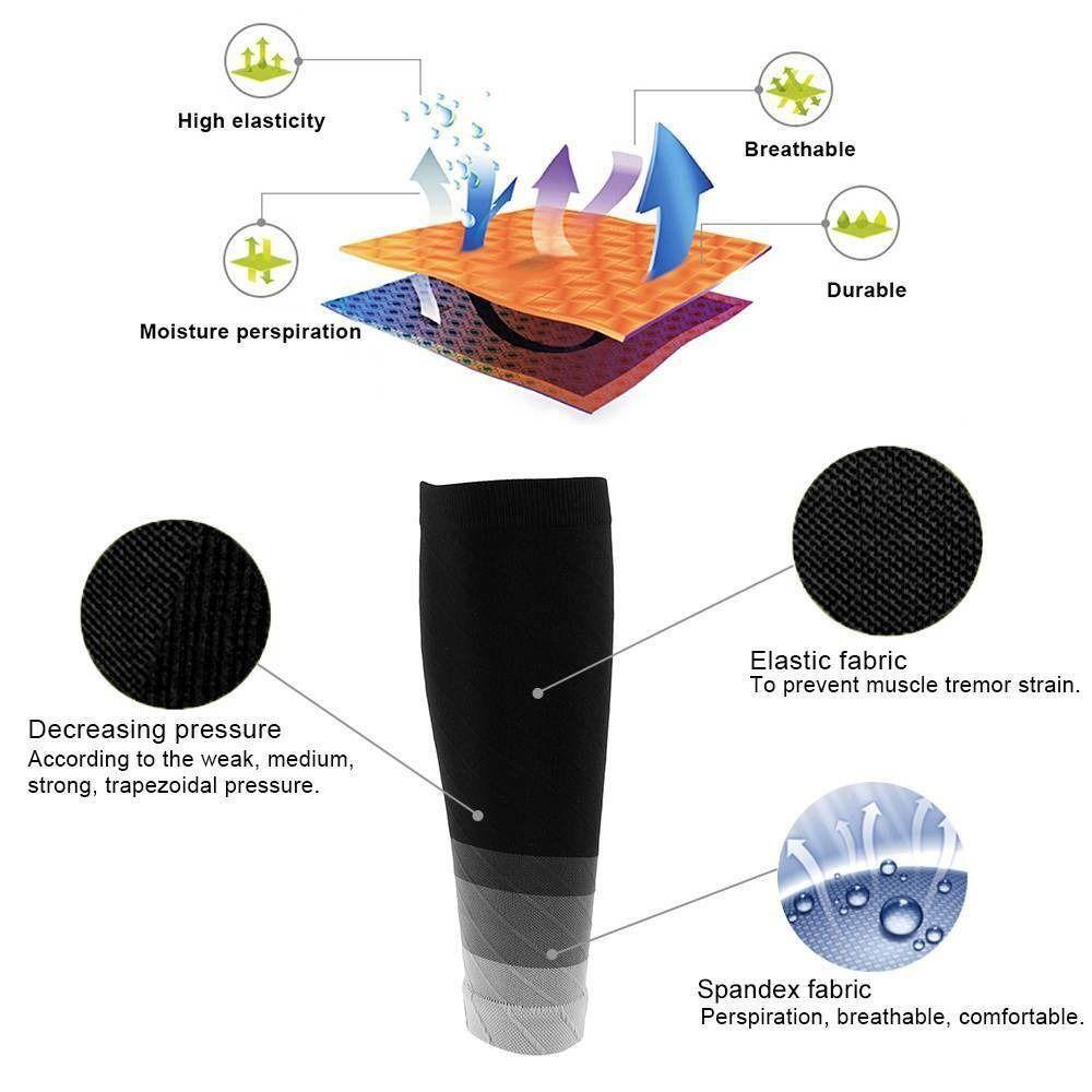 Sports Pocket Compression Stockings Running Leg Compression Socks Calf Sleeves Sports Safety