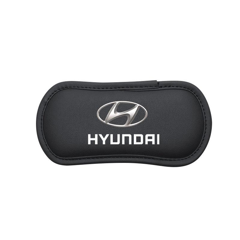 1 шт. Кожаная автомобильная подушка Автомобильная накладка на колени Эластичная подушка для ног из пены с памятью для Hyundai Tucson Solaris I30 Creta IX35 I40 IX20 Veloster