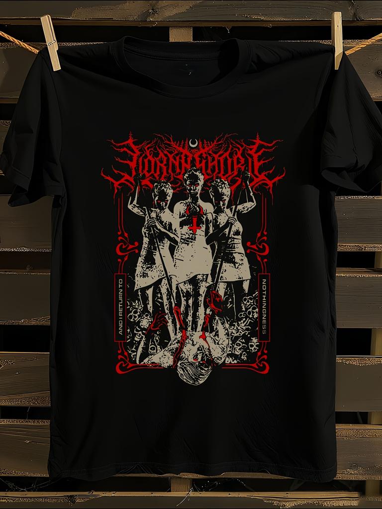 Lorna Shore Pierced Of The Abyss Gothic Metal Graphic Tshirt