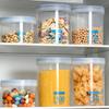 Прозрачные банки для хранения продуктов большой вместимости, герметичные, влагостойкие, кухонные контейнеры для хранения крупы, пластиковая герметичная банка для продуктов