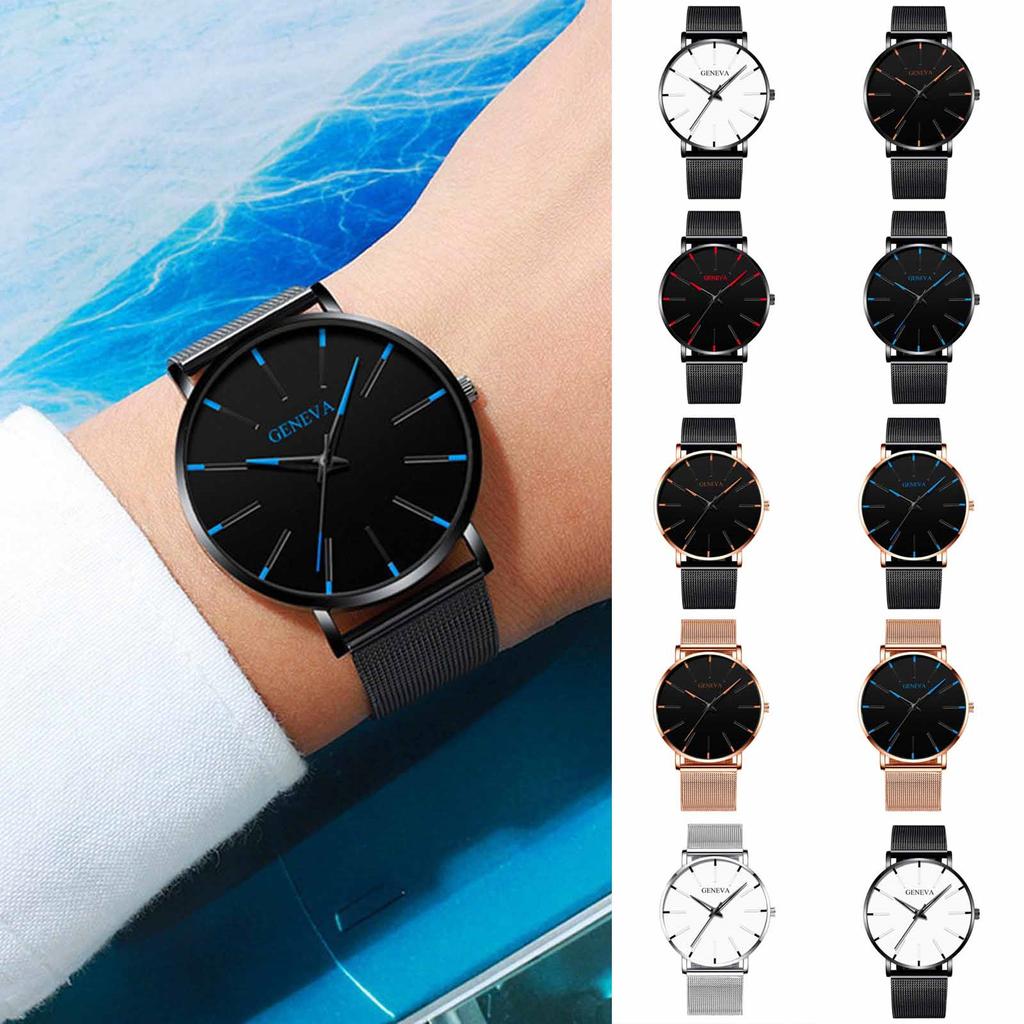 Men's Waterproof Luminous Running Alarm Clock Watch