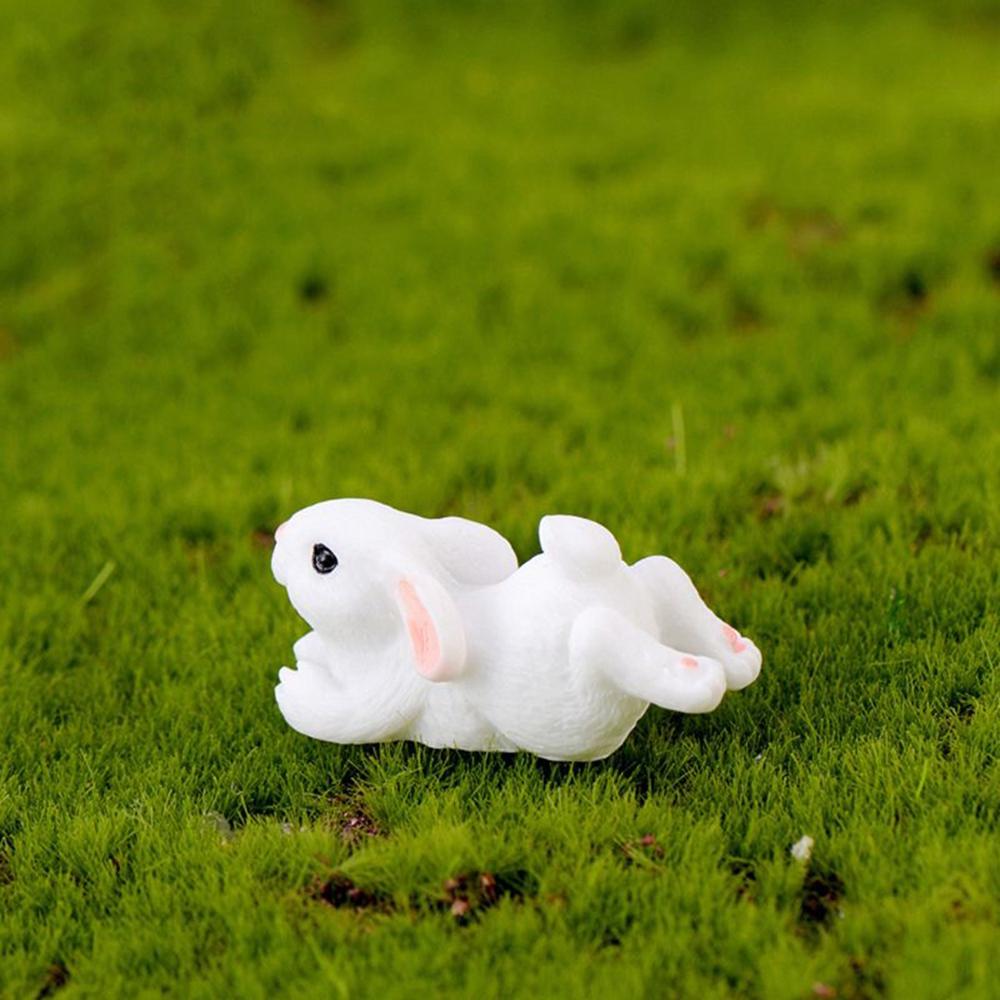 Миниатюрные смоляные украшения для дома, сделай сам, фигурки животных, пасхальные миниатюры, принадлежности для сказочного сада