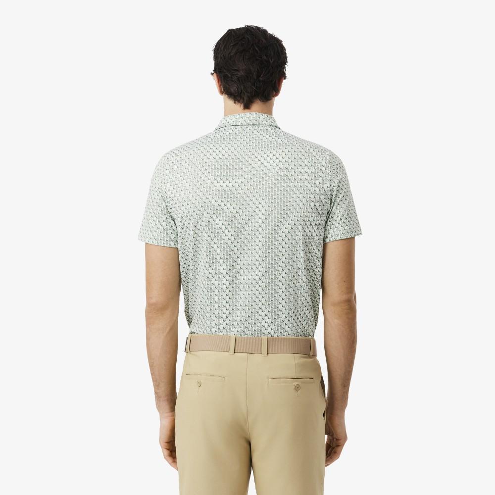 [lacoste] Men's Golf AOP Short-Sleeve Polo Shirt DH4825-56GX0N