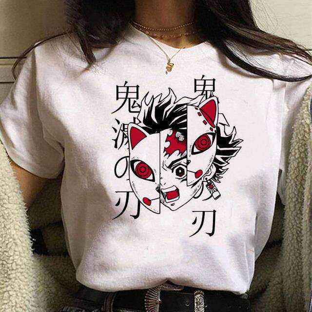 Demon Slayer T-Shirt - A Trendy, Casual Crew-neck, Oversized, Fun Short-sleeved Children's and Adult T-shirt.