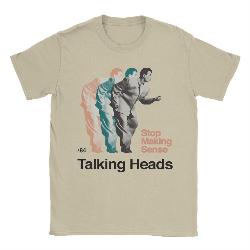 Unisexs TShirts Talking Heads Stop Making Senses Funny Cotton Tee Shirt Short Sleeve T Shirts O Neck Clothing New Arrival