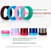 Non-Slip Water Cup Coasters Silicone Water Bottom Sleeve Cup Mat Vacuum Cup Bottom Mat  Mug