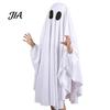 Ghost Festival Clothing Halloween Costume for Kids Adults, Cosplay Fancy Dress, Easy Wear Suit Spooky White Cloak Cape with Black Eye Holes