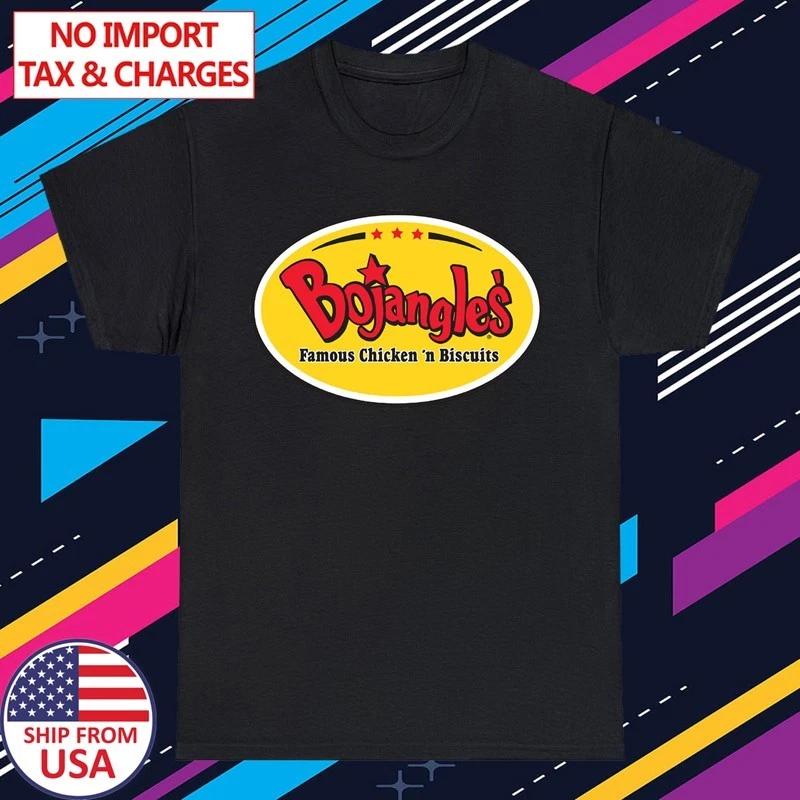 Bojangles Fast Food Restaurant Men's Black Size S-5XL